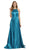 Poly USA - 8250 Strappy Halter A-Line Evening Gown
