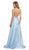 Poly USA - 8250 Strappy Halter A-Line Evening Gown