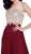 Appliqued Bodice A-Line Gown
