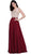 Nox Anabel - 8252 Appliqued Bodice A-Line Gown