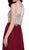 Nox Anabel - 8252 Appliqued Bodice A-Line Gown