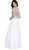 Nox Anabel - 8255 Gilded Applique Chiffon Gown
