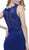 Embroidered V-neck Sheath Dress