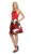 Poly USA - 8273 Sleeveless Halter Floral Printed A-line Dress