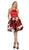Poly USA - 8273 Sleeveless Halter Floral Printed A-line Dress