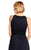 Adrianna Papell - AP1E201701 High Halter Keyhole Cutout Accordion Gown in Black