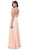 Sleeveless Bejeweled Halter A-line Dress