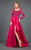 Rachel Allan Couture - 8277 Beaded Scoop Mikado Ballgown in Pink