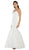 Poly USA - 8278 Strapless Jacquard Sweetheart Mermaid Dress In White
