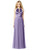 After Six - 6705 Plunging Keyhole Cutout Halter Long Dress In Purple