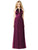 After Six - 6705 Plunging Keyhole Cutout Halter Long Dress In Red