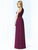 After Six - 6705 Plunging Keyhole Cutout Halter Long Dress In Red