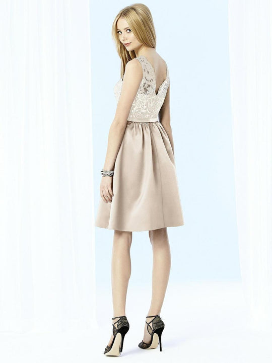 6707BL Dress In Cameo