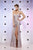 MNM Couture - 8283A Sequined Sweetheart Sheath Dress In Pink
