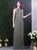 2918 Dress in Charcoal Gray