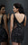 MNM Couture - 8290SW Crystal Embellished Short Dress In Black