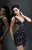 MNM Couture - 8290SW Crystal Embellished Short Dress In Black