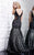 MNM Couture - 8290 Dazzling V-neck Trumpet Dress In Black