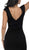Poly USA - 8290 Cap Sleeve Deep V-Neck Sheath Gown