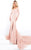 Rachel Allan Prima Donna - 5941 Off Shoulder Lace Overlay Evening Gown in Pink