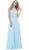 Beaded Illusion Halter A-line Dress