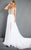 Rachel Allan Prima Donna - 5981 Sleeveless Glitter Beaded Evening Gown in White