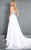 Rachel Allan Prima Donna - 5981 Sleeveless Glitter Beaded Evening Gown in White