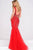 JVN36803 Crystal Embellished Trumpet Gown