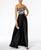 Adrianna Papell - Embellished Semi-Sweetheart Dress AP1E201123 in Pink and Black