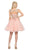 Poly USA - 8302 Lace Appliqued Scoop A-Line Cocktail Dress
