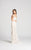 Ellie Wilde - EW118059 Two-Piece Lace Off Shoulder High Slit Gown In White