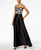 Adrianna Papell - AP1E201123 Semi-Sweetheart Floral Embellished Dress  in Pink and Black