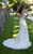 Rachel Allan Bridal - Lace Embroidered Illusion Bateau Gown M607 in White