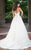 Rachel Allan Bridal - Floral Embroidered Sweetheart Gown M608 in White