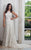 Rachel Allan Bridal - Lace Jewel Neck Sheath Dress With Train M609 in White