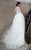 Rachel Allan Bridal - Beaded Sheath Gown With Draping M619 in White