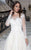 Rachel Allan Bridal - Lace Applique Illusion Bateau A-line Gown M621 in White