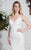 Rachel Allan Bridal - Lace V-neck Tulle Mermaid Dress M639 in White