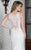Rachel Allan Bridal - Lace V-neck Tulle Mermaid Dress M639 in White