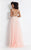 Rachel Allan - 6118 Strappy Open Back Beaded Top Tulle Gown In Pink