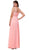Illusion Applique Ornate Gown