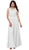 Illusion Applique Ornate Gown
