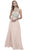Embellished Halter Chiffon A-line Dress