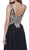 Nox Anabel - 8343 Sleeveless Beaded V Neck Lace Bodice Long Gown