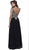 Nox Anabel - 8343 Sleeveless Beaded V Neck Lace Bodice Long Gown