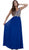 Nox Anabel - 8343 Sleeveless Beaded V Neck Lace Bodice Long Gown
