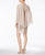 Alex Evenings - 2121576 Laced Jewel Neck Sheath Skirt in Neutral