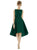 Alfred Sung - D697 Sleeveless Bateau High Low A-line Dress In Green