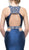 Cinderella Divine - 83789 Beaded Halter Mermaid Dress In Blue