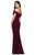 s10015 Trendy Off-Shoulder Jersey Evening Gown